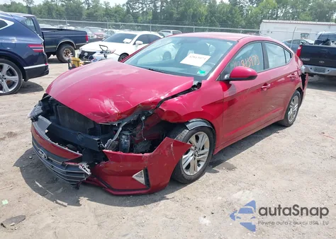 2019 Hyundai Elantra Sel from USA, damaged, VIN KMHD84LF2KU744644